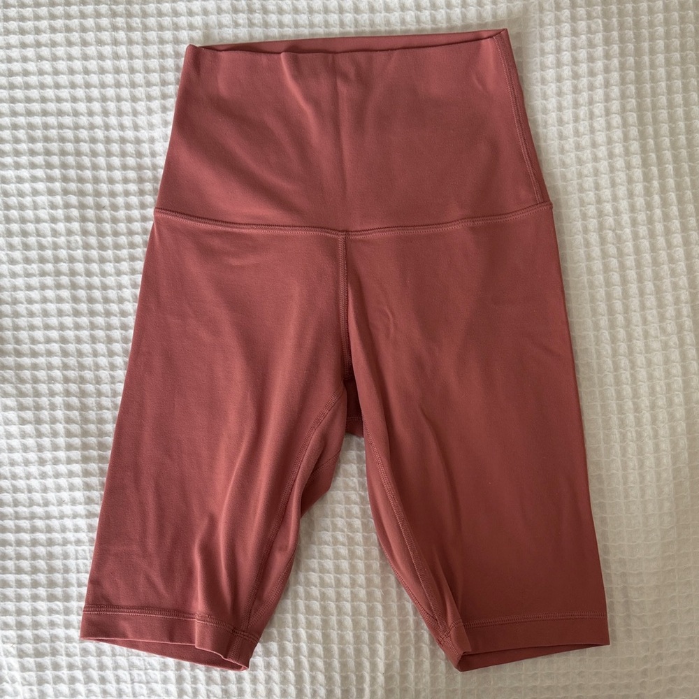 lululemon athletica Dusty Pink Bike Shorts